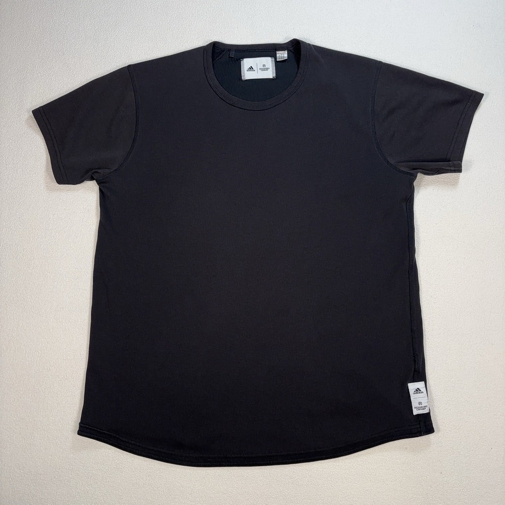 Adidas Reigning Champ Midweight Jersey‎ T-Shirt Men's M Black Crew Neck